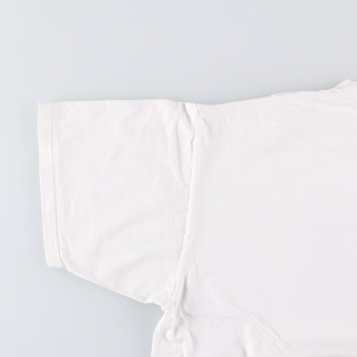 ONEITA BALZAC Band T-Shirt, Made in USA, Men's XL cotton white type Vintage Second Hand