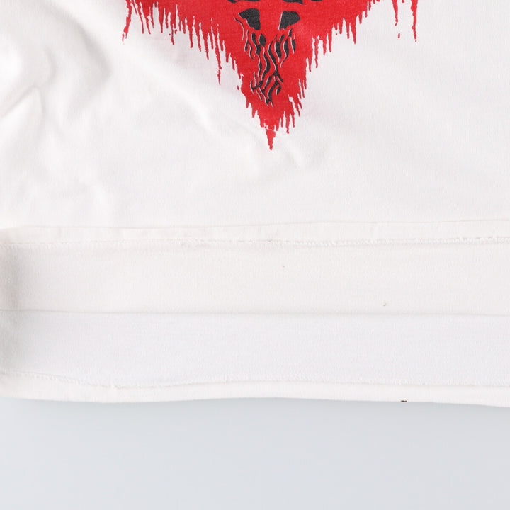 ONEITA BALZAC Band T-Shirt, Made in USA, Men's XL cotton white type Vintage Second Hand