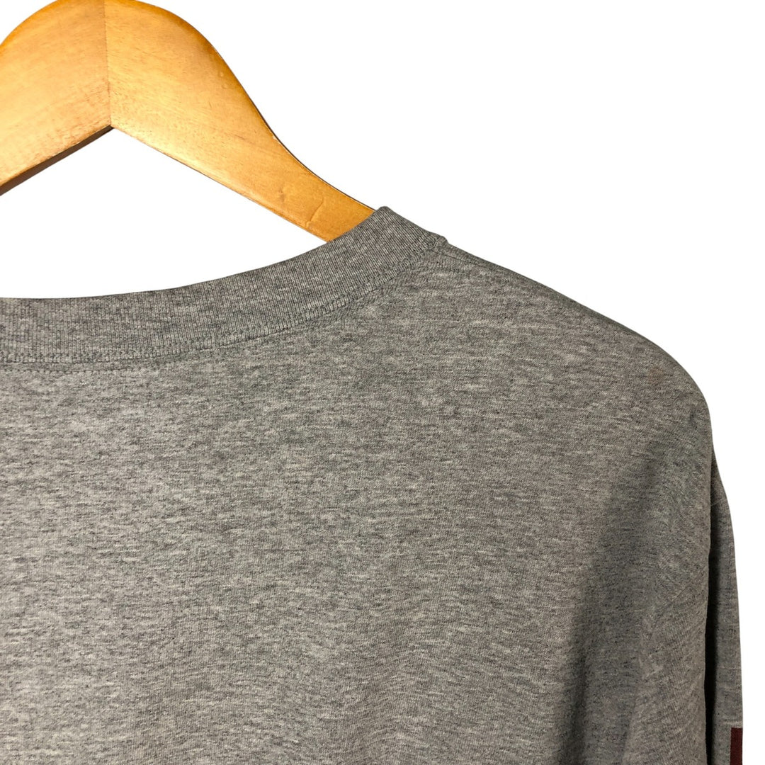 90s-00'S Timberland long-sleeved T-shirt, men's size XL cotton gray type Vintage Second Hand