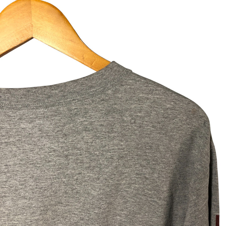 90s-00'S Timberland long-sleeved T-shirt, men's size XL cotton gray type Vintage Second Hand