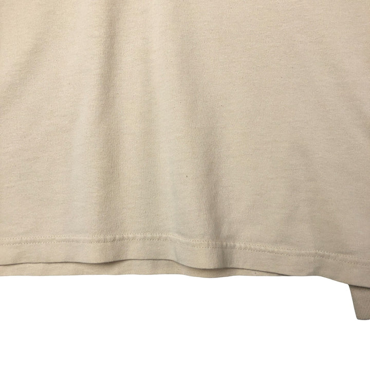 90s-00'S Eddie Bauer Long Sleeve T-Shirt, Men's XL cotton Beige type Vintage Second Hand