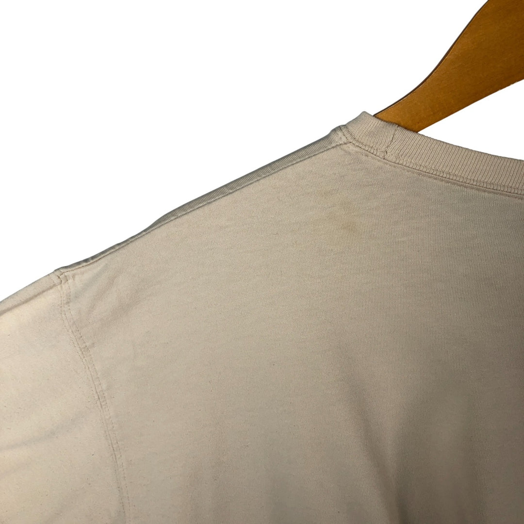 90s-00'S Eddie Bauer Long Sleeve T-Shirt, Men's XL cotton Beige type Vintage Second Hand
