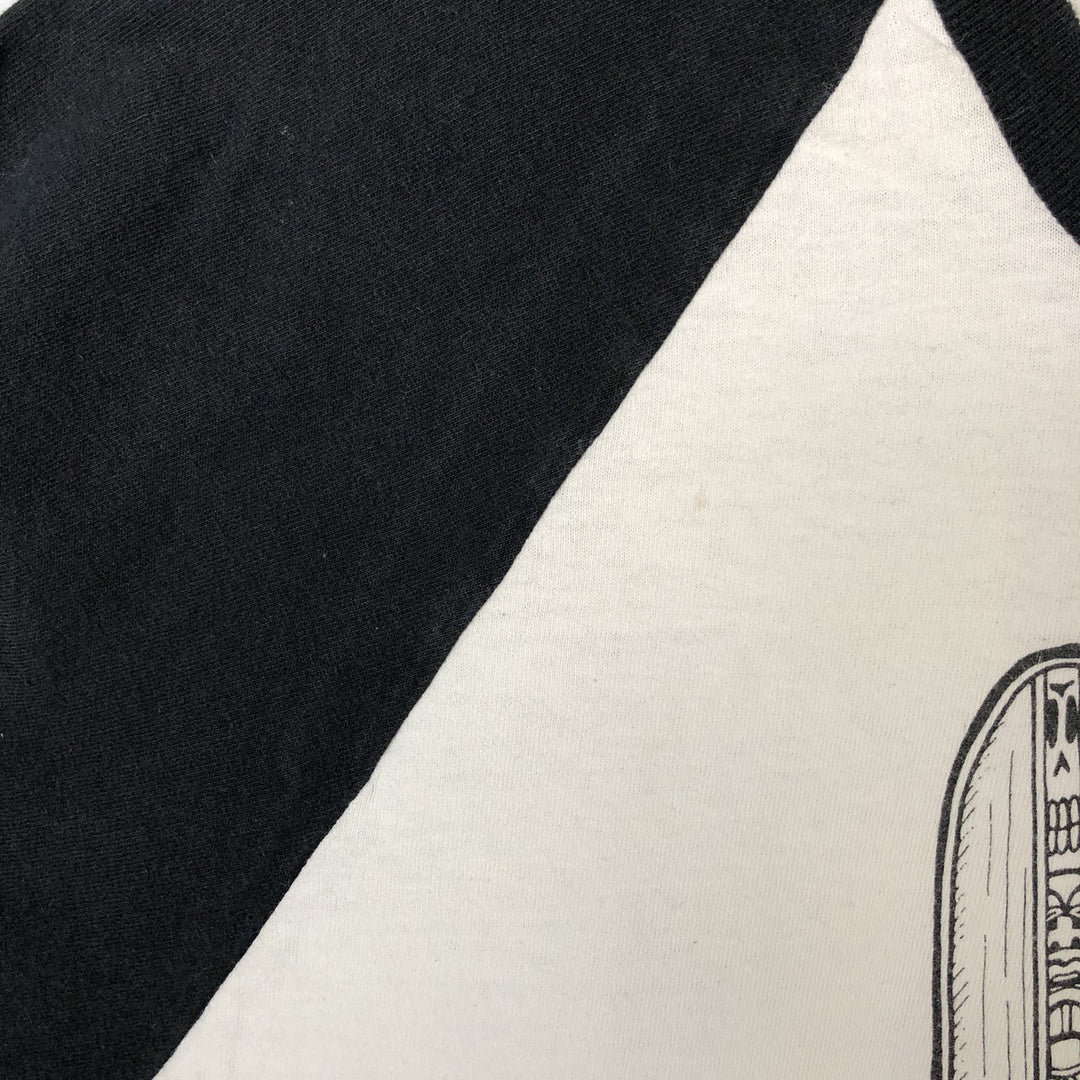 Jason Lee and The RIP Tides 3/4 Sleeve Raglan Band T-Shirt, Men's Size L unclear white type Vintage Second Hand