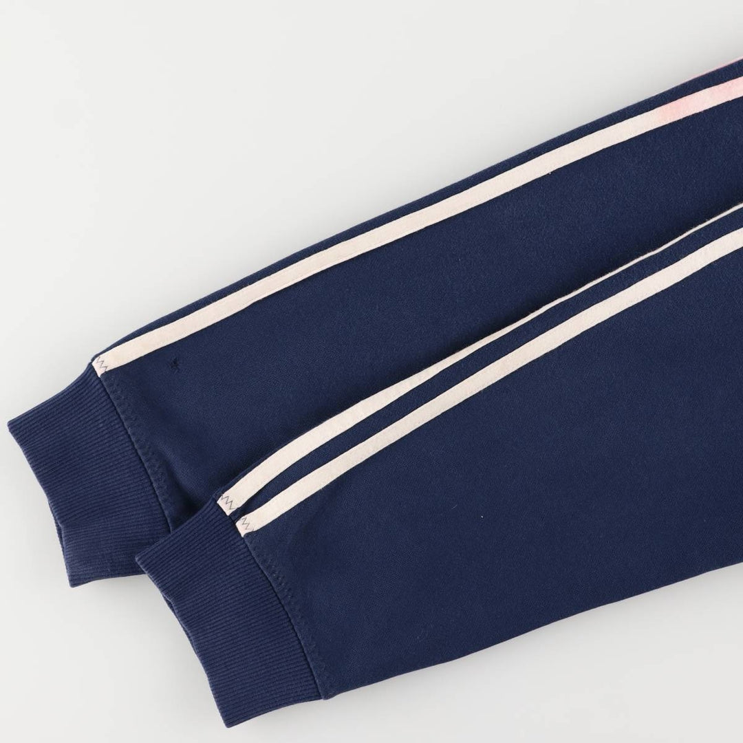 2000'S Adidas sweatshirt pullover hoodie, women's size XL cotton navy blue type Vintage Second Hand