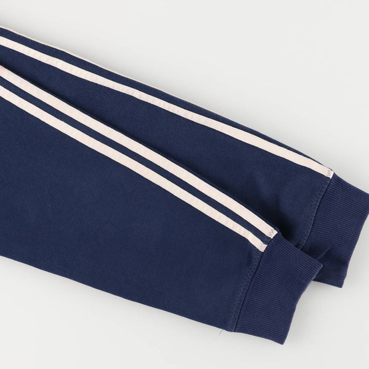 2000'S Adidas sweatshirt pullover hoodie, women's size XL cotton navy blue type Vintage Second Hand