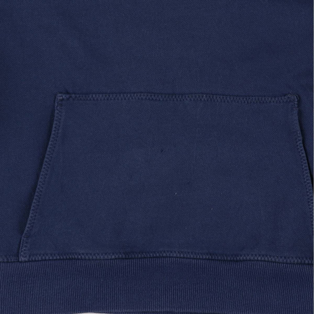 2000'S Adidas sweatshirt pullover hoodie, women's size XL cotton navy blue type Vintage Second Hand