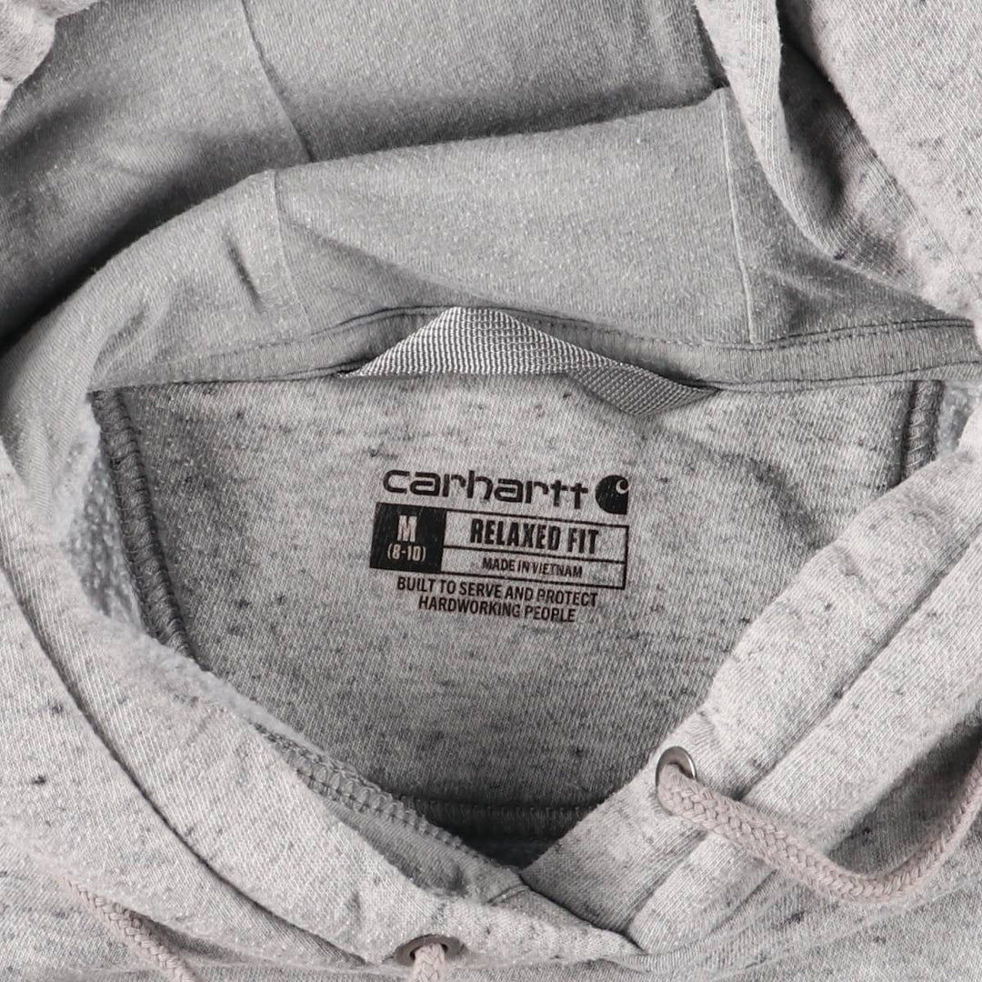 Carhartt Relaxed Fit Sweatshirt Pullover Hoodie, Women's Size M cotton gray type Vintage Second Hand