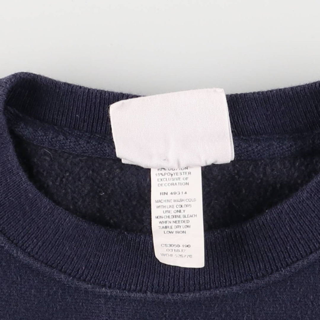 Champion REVERSE WEAVE Reverse Weave College Sweatshirt Trainer Men's S cotton navy blue type Vintage Second Hand