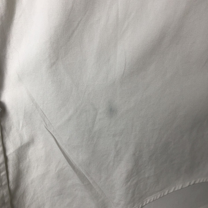 Ralph Lauren YARMOUTH long sleeve button down shirt, men's XL size cotton white type Vintage Second Hand