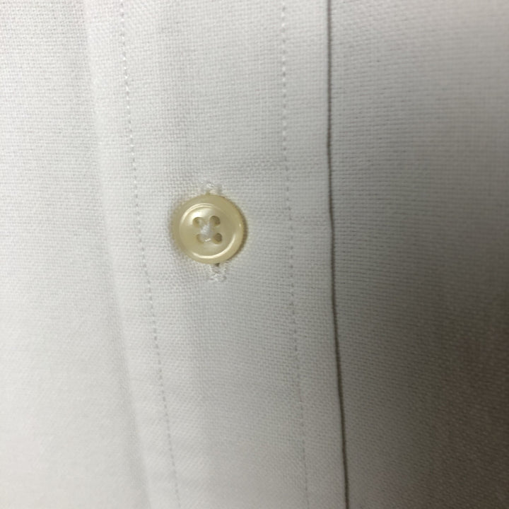 Ralph Lauren YARMOUTH long sleeve button down shirt, men's XXL size cotton white type Vintage Second Hand