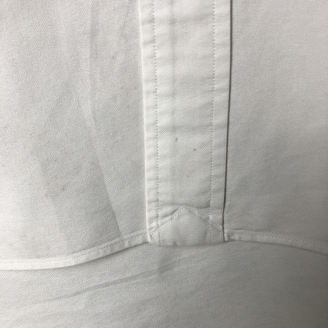 Ralph Lauren YARMOUTH long sleeve button down shirt, men's XXL size cotton white type Vintage Second Hand