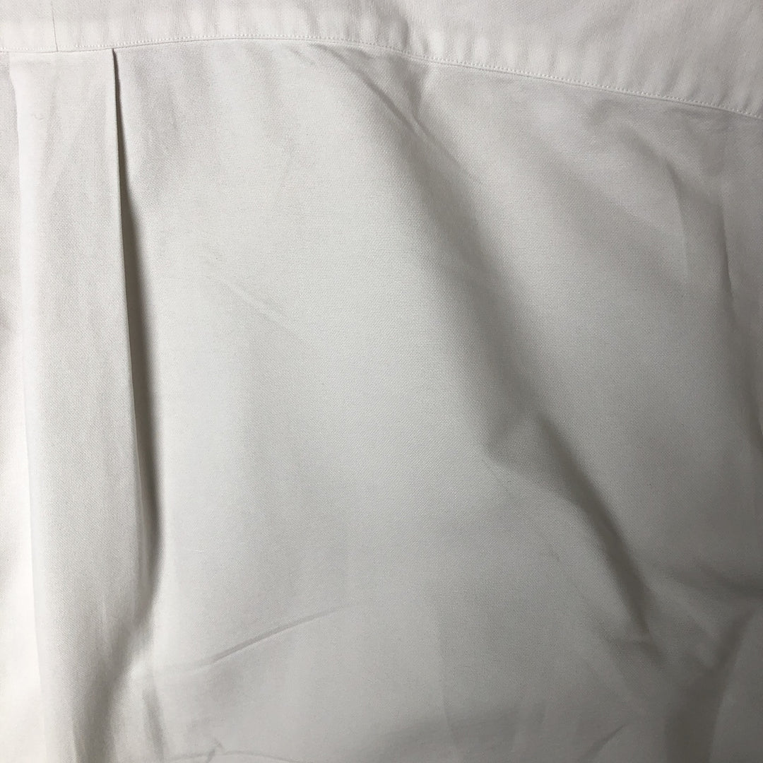 Ralph Lauren YARMOUTH long sleeve button down shirt, men's XXL size cotton white type Vintage Second Hand