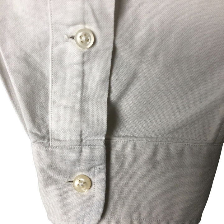 Ralph Lauren YARMOUTH long sleeve button down shirt, men's XXL size cotton white type Vintage Second Hand