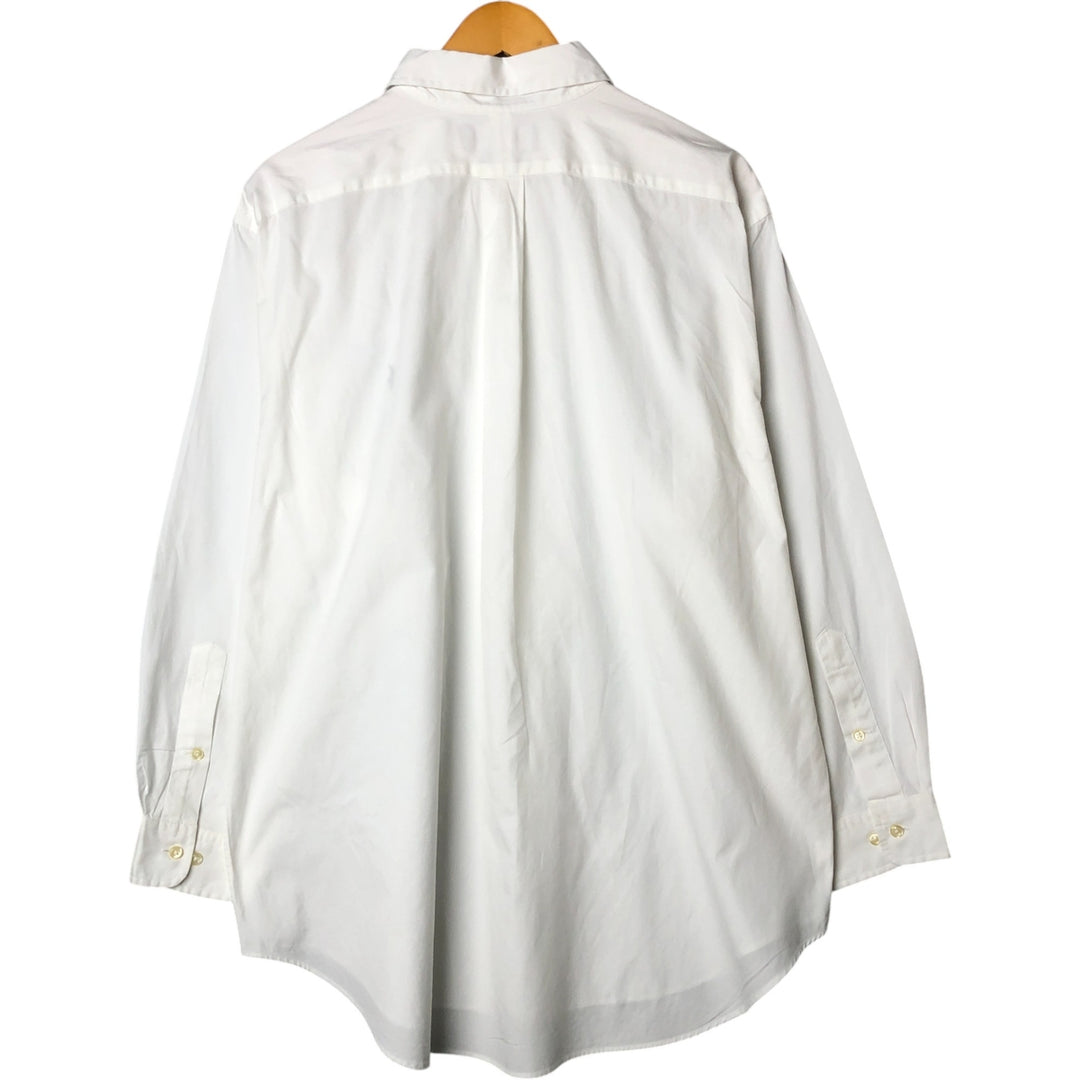 Ralph Lauren Classic Fit Long Sleeve Button Down Shirt Men's XL cotton white type Vintage Second Hand
