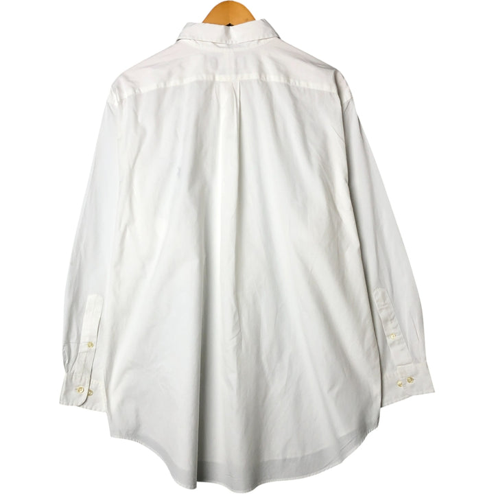 Ralph Lauren Classic Fit Long Sleeve Button Down Shirt Men's XL cotton white type Vintage Second Hand