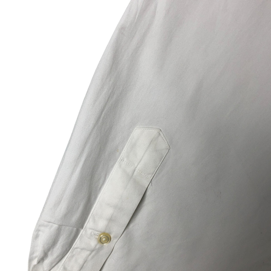 Ralph Lauren Classic Fit Long Sleeve Button Down Shirt Men's XL cotton white type Vintage Second Hand