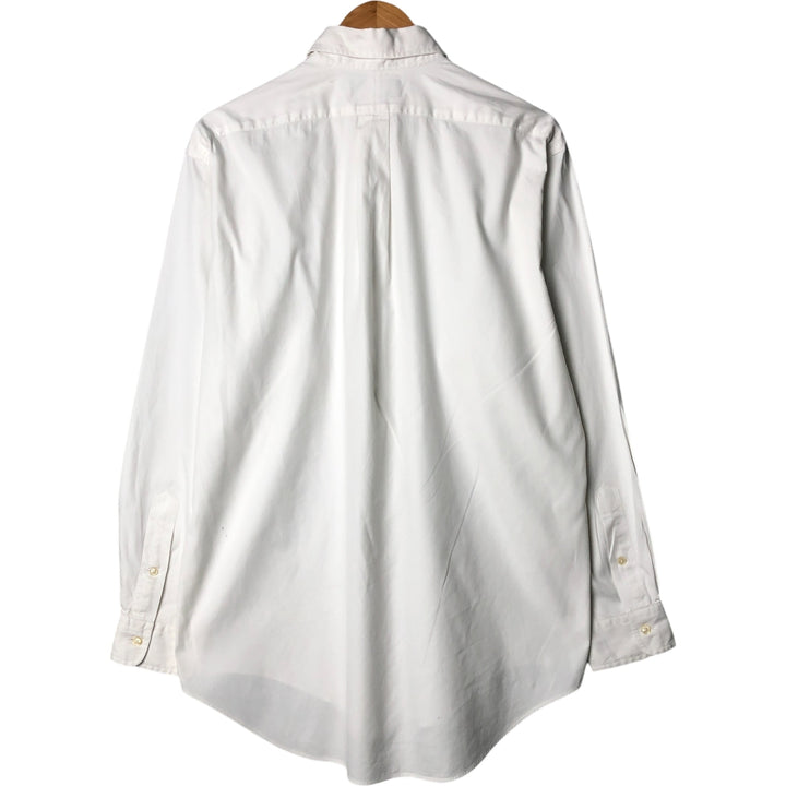 Ralph Lauren YARMOUTH long sleeve button down shirt, men's XL size cotton white type Vintage Second Hand