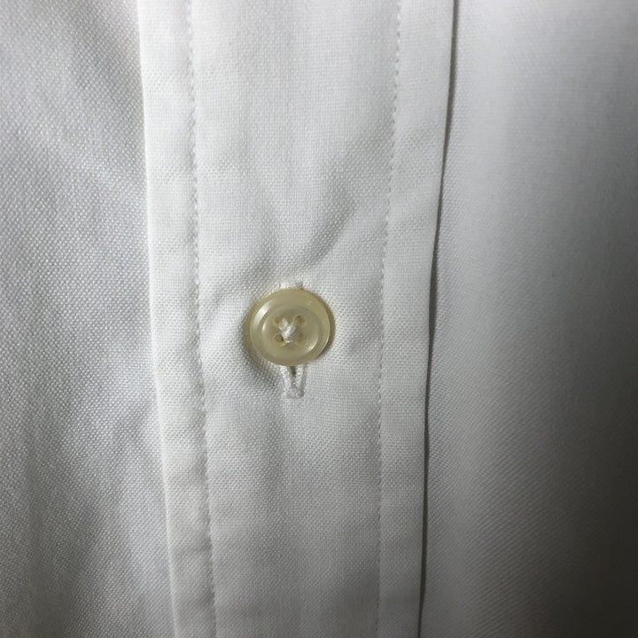 Ralph Lauren YARMOUTH long sleeve button down shirt, men's XL size cotton white type Vintage Second Hand
