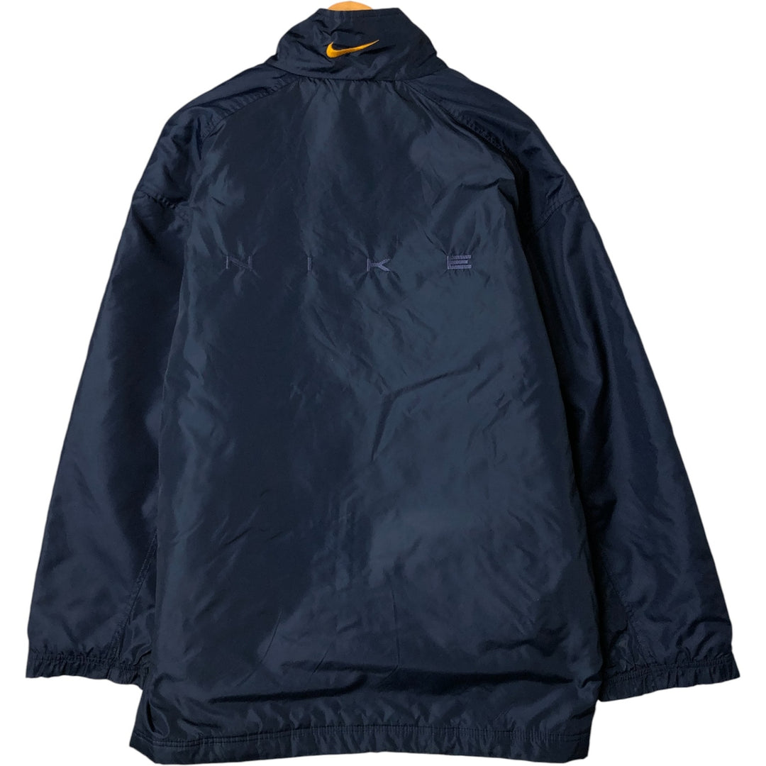 90'S Nike padded puffer jacket, men's size M, vintage Nylon navy blue type Vintage Second Hand