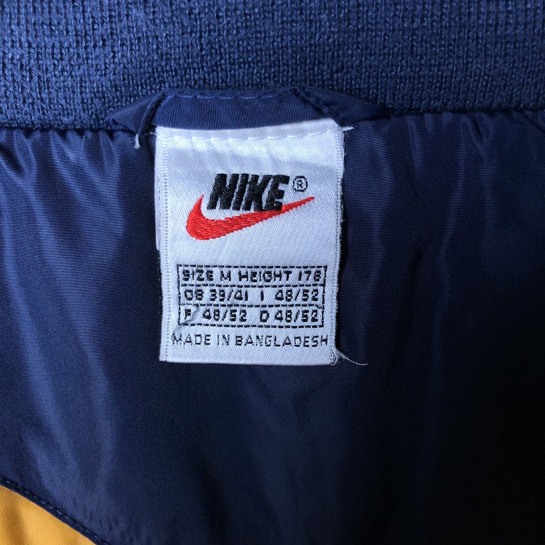 90'S Nike padded puffer jacket, men's size M, vintage Nylon navy blue type Vintage Second Hand