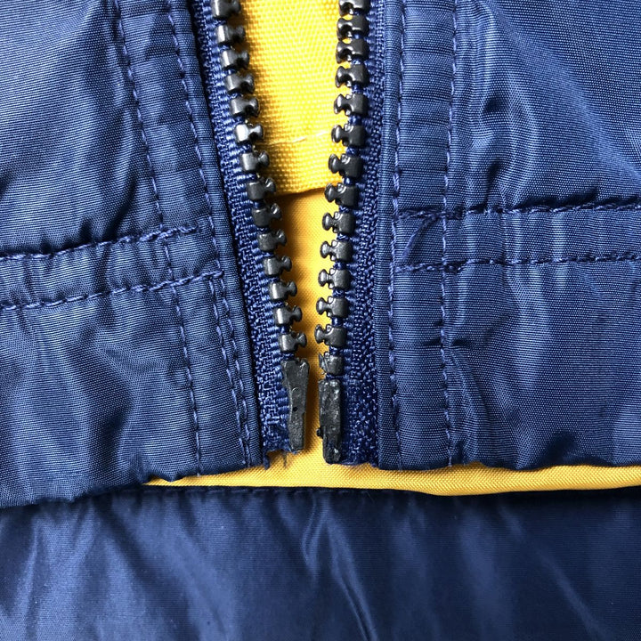 90'S Nike padded puffer jacket, men's size M, vintage Nylon navy blue type Vintage Second Hand