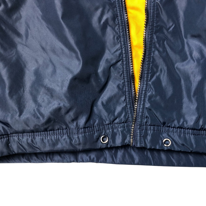 90'S Nike padded puffer jacket, men's size M, vintage Nylon navy blue type Vintage Second Hand
