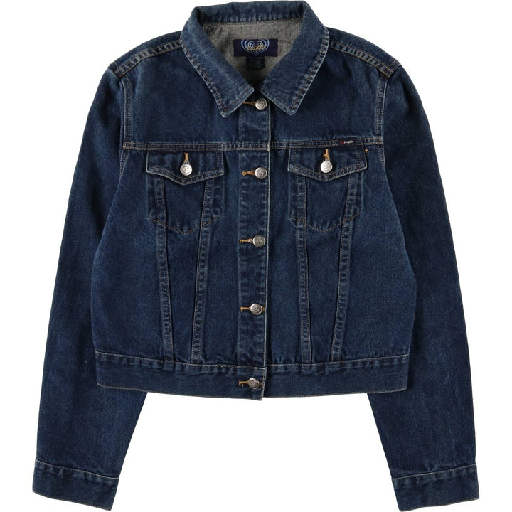 Angels Denim Jacket, Women's Size L cotton blue type Vintage Second Hand