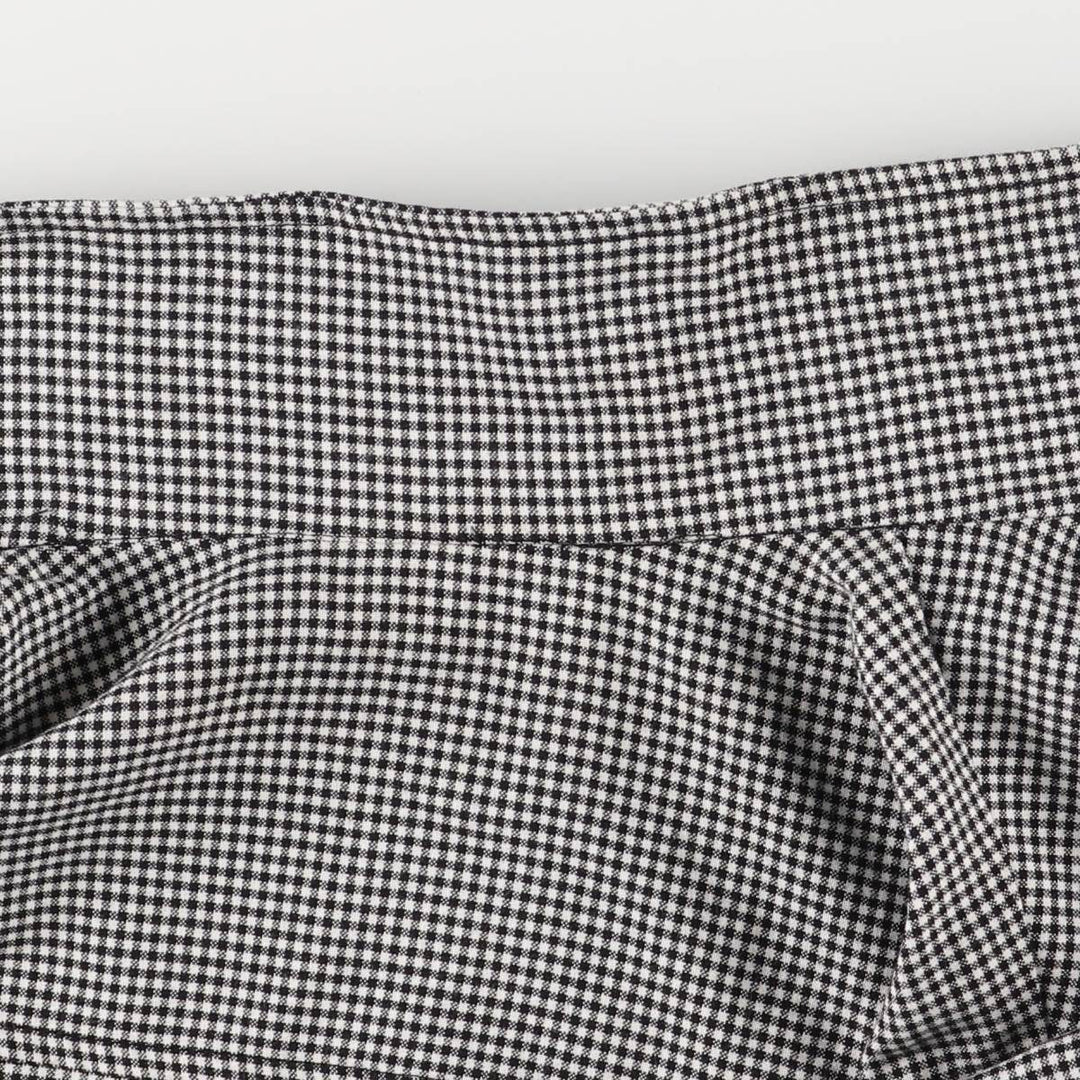 MELANIE LYNE Gingham Check Jacket, Made in Canada, Women's Size M polyester white type Vintage Second Hand