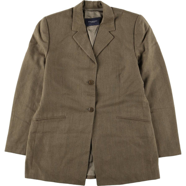 Burberry's BURBERRY LONDON wool tailored jacket, made in Spain, women's size M wool brown type Vintage Second Hand