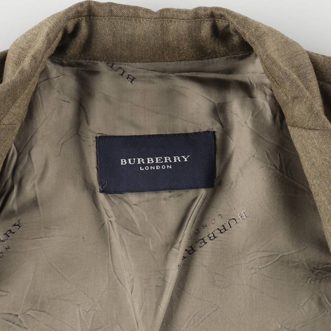 Burberry's BURBERRY LONDON wool tailored jacket, made in Spain, women's size M wool brown type Vintage Second Hand