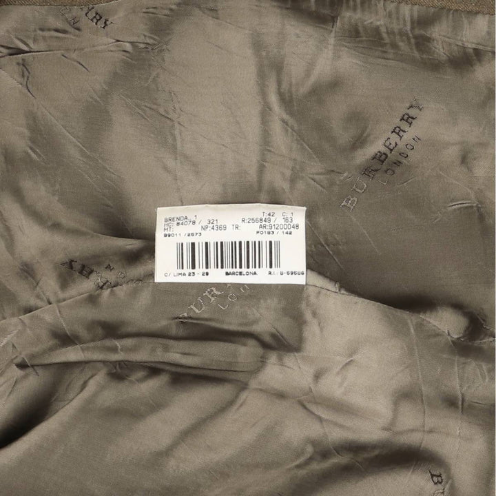 Burberry's BURBERRY LONDON wool tailored jacket, made in Spain, women's size M wool brown type Vintage Second Hand