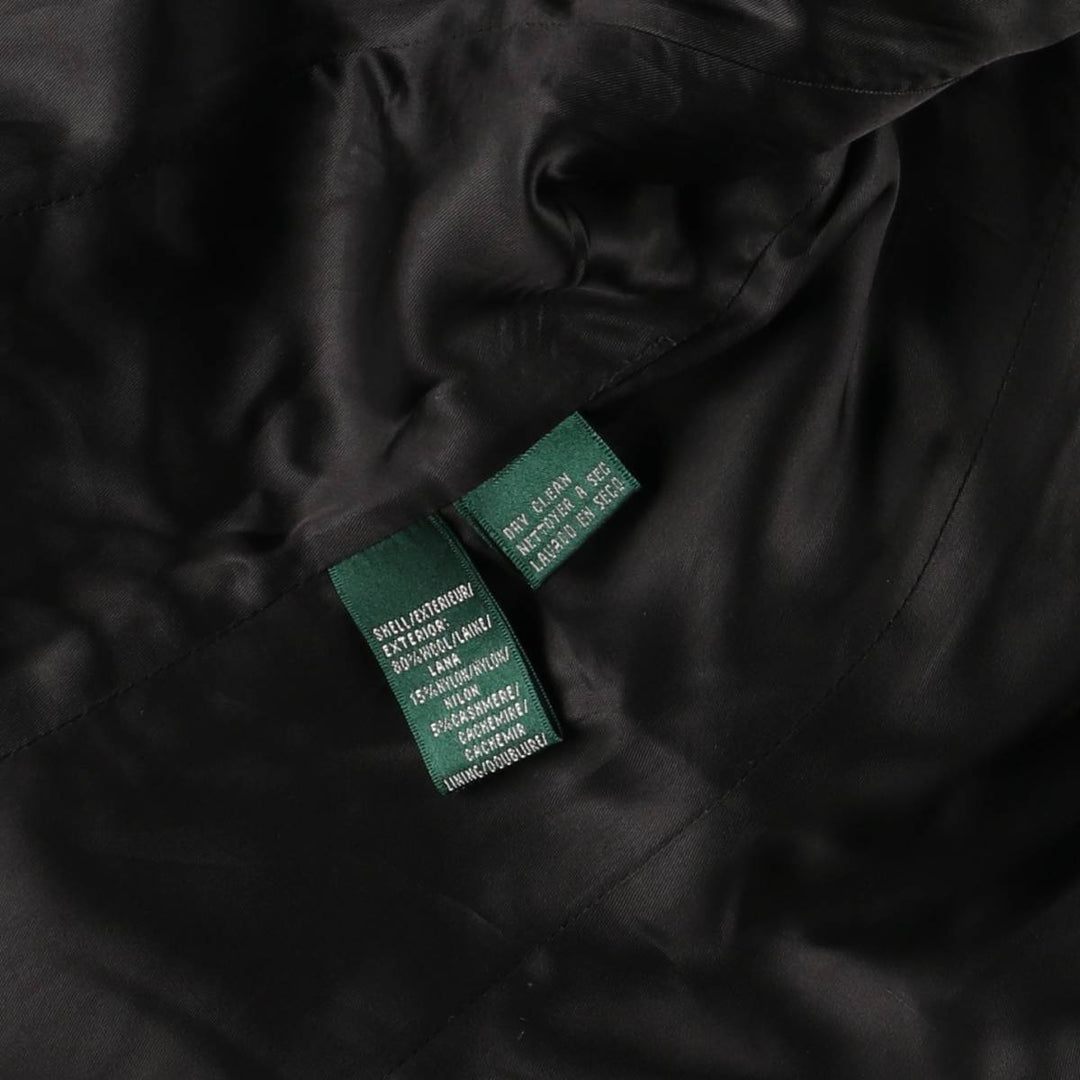 Ralph Lauren Lauren cashmere-blend wool tailored jacket, size M wool black type Vintage Second Hand