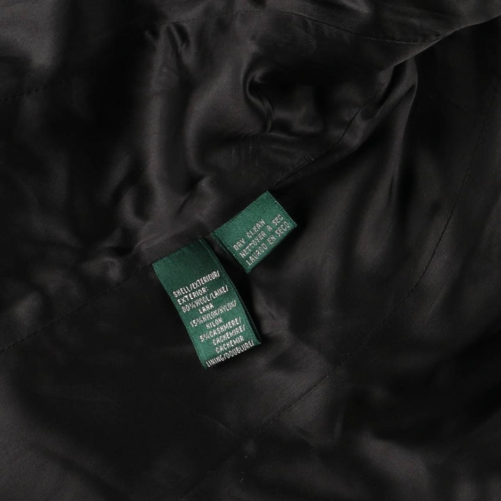 Ralph Lauren Lauren cashmere-blend wool tailored jacket, size M wool black type Vintage Second Hand