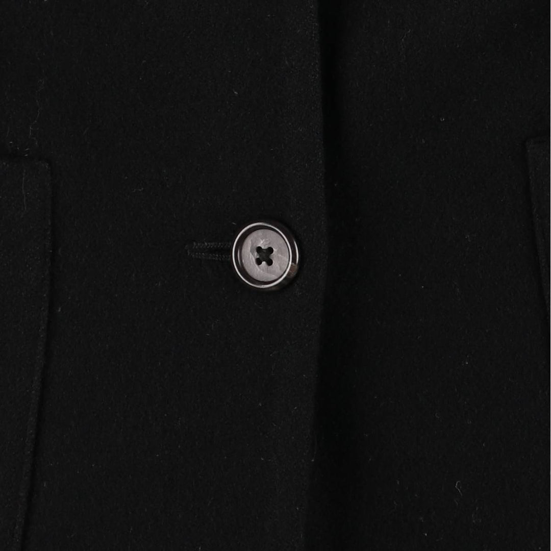 Ralph Lauren Lauren cashmere-blend wool tailored jacket, size M wool black type Vintage Second Hand