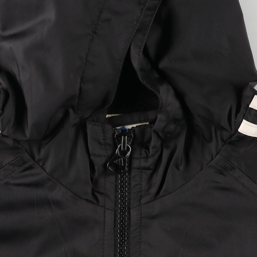 Adidas nylon hoodie, women's size L Nylon black type Vintage Second Hand
