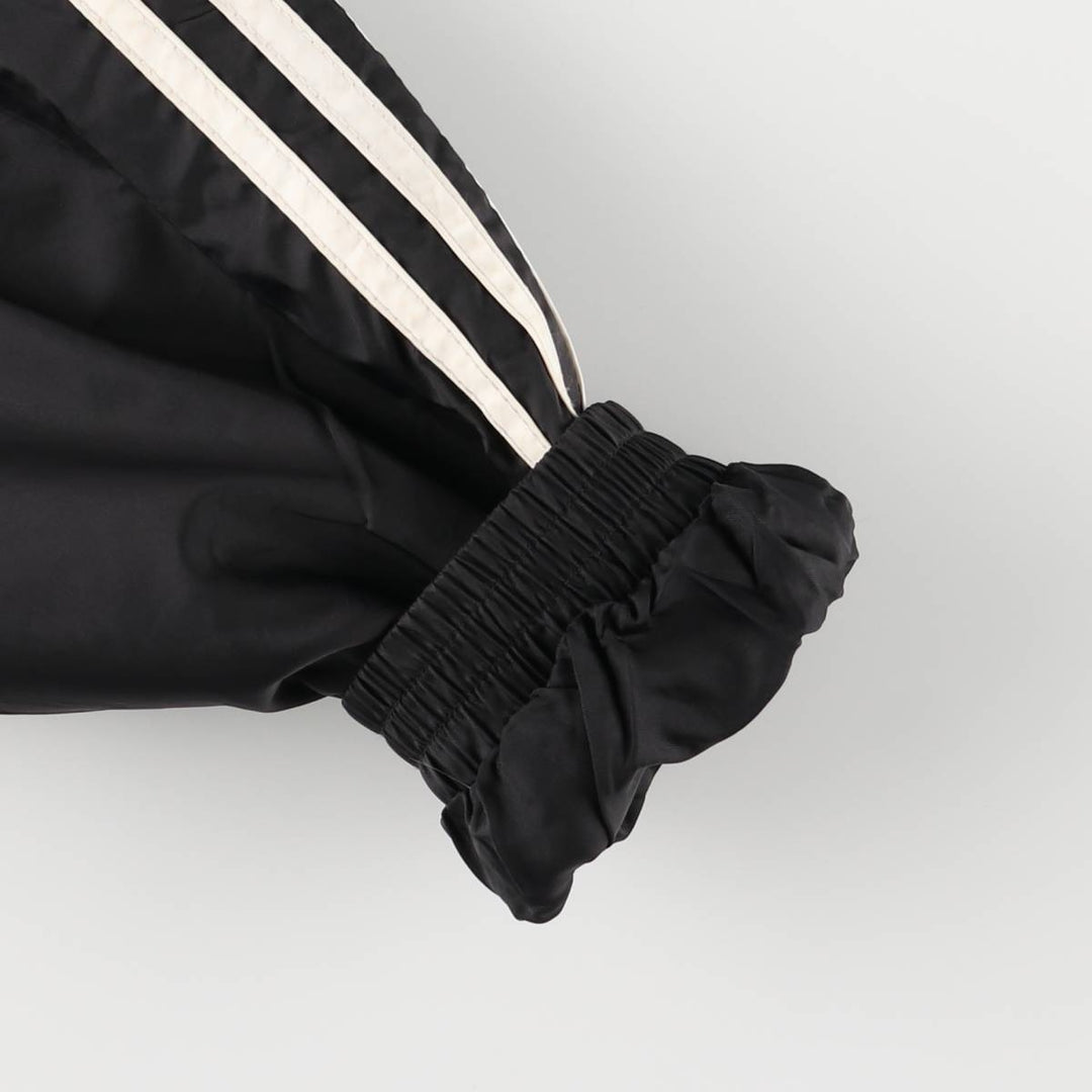 Adidas nylon hoodie, women's size L Nylon black type Vintage Second Hand