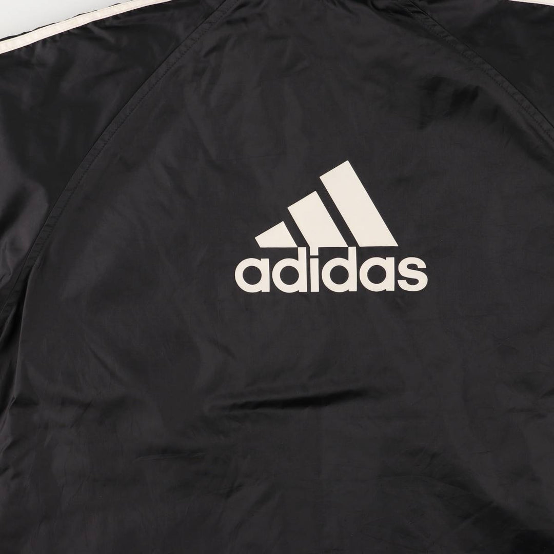 Adidas nylon hoodie, women's size L Nylon black type Vintage Second Hand