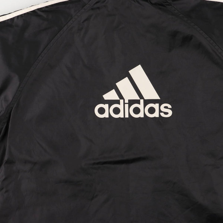 Adidas nylon hoodie, women's size L Nylon black type Vintage Second Hand