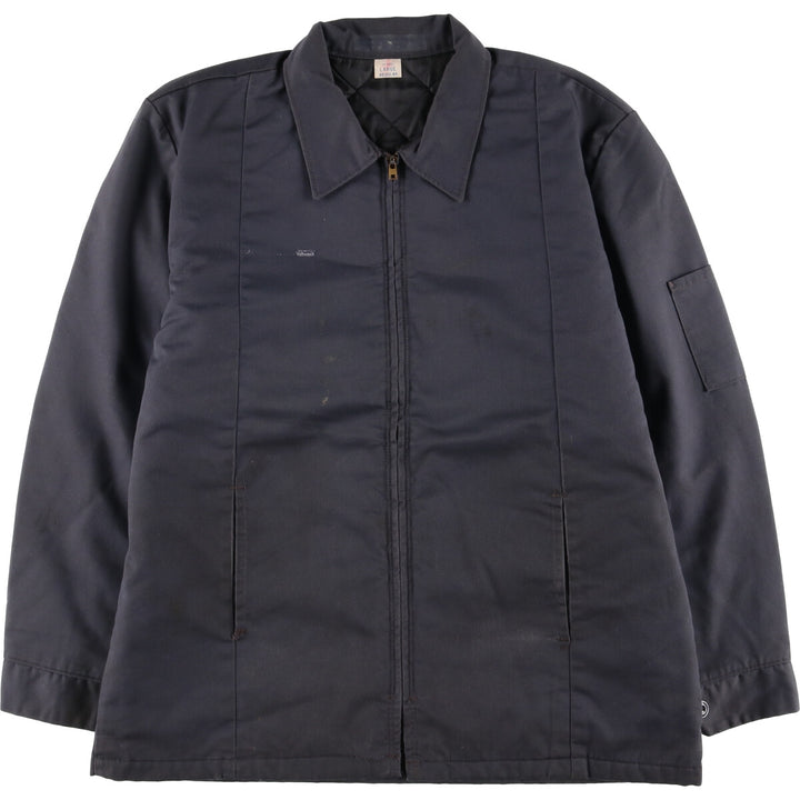 Vintage 1980'S Red Kap work jacket, made in the USA, size L, men's polyester gray type Vintage Second Hand