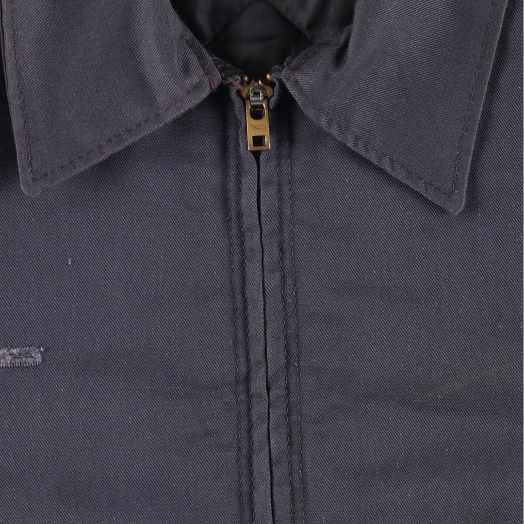 Vintage 1980'S Red Kap work jacket, made in the USA, size L, men's polyester gray type Vintage Second Hand