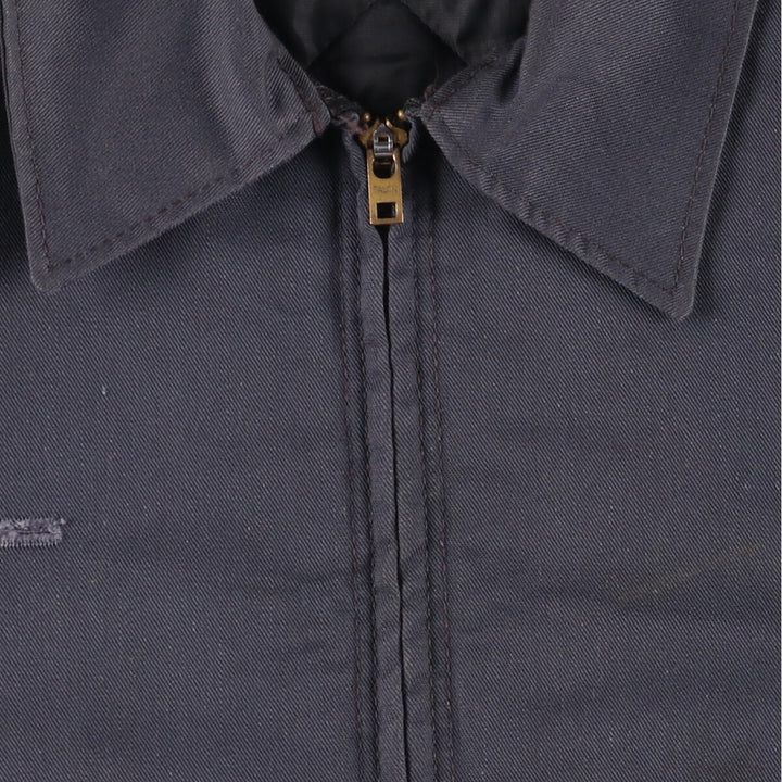 Vintage 1980'S Red Kap work jacket, made in the USA, size L, men's polyester gray type Vintage Second Hand