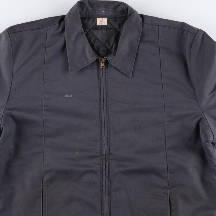 Vintage 1980'S Red Kap work jacket, made in the USA, size L, men's polyester gray type Vintage Second Hand