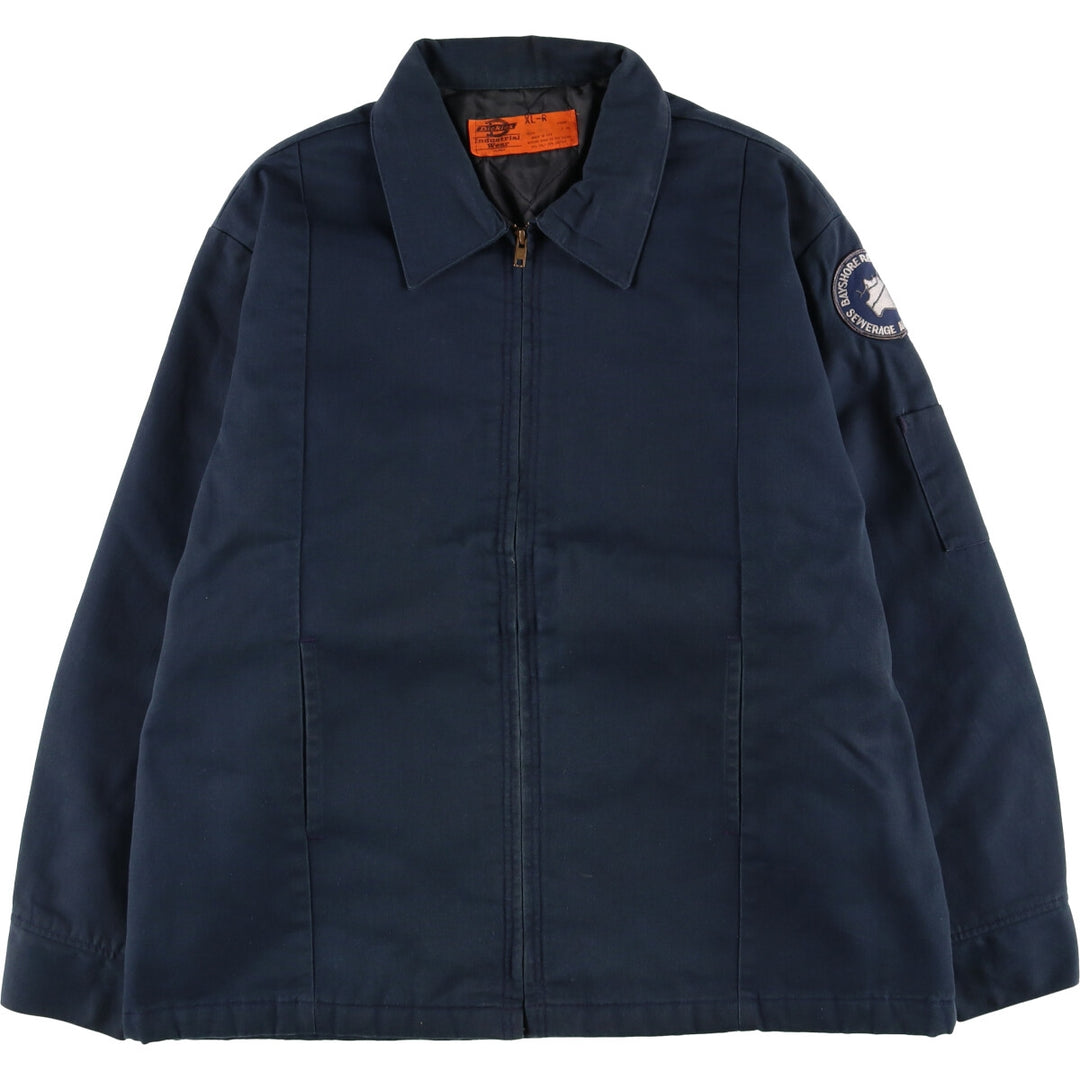 Vintage Dickies Work Jacket, Made in USA, Men's XL polyester navy blue type Vintage Second Hand
