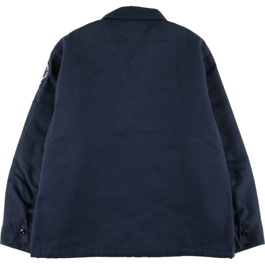 Vintage Dickies Work Jacket, Made in USA, Men's XL polyester navy blue type Vintage Second Hand