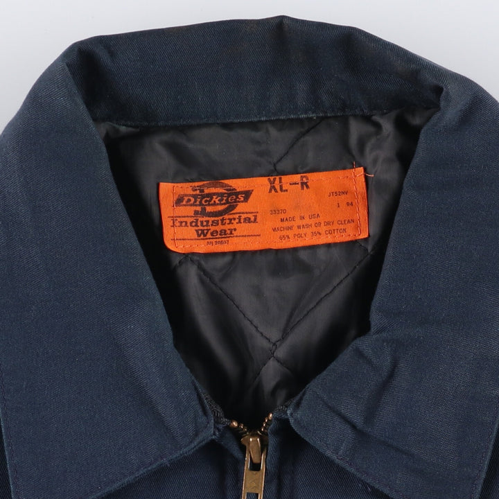 Vintage Dickies Work Jacket, Made in USA, Men's XL polyester navy blue type Vintage Second Hand