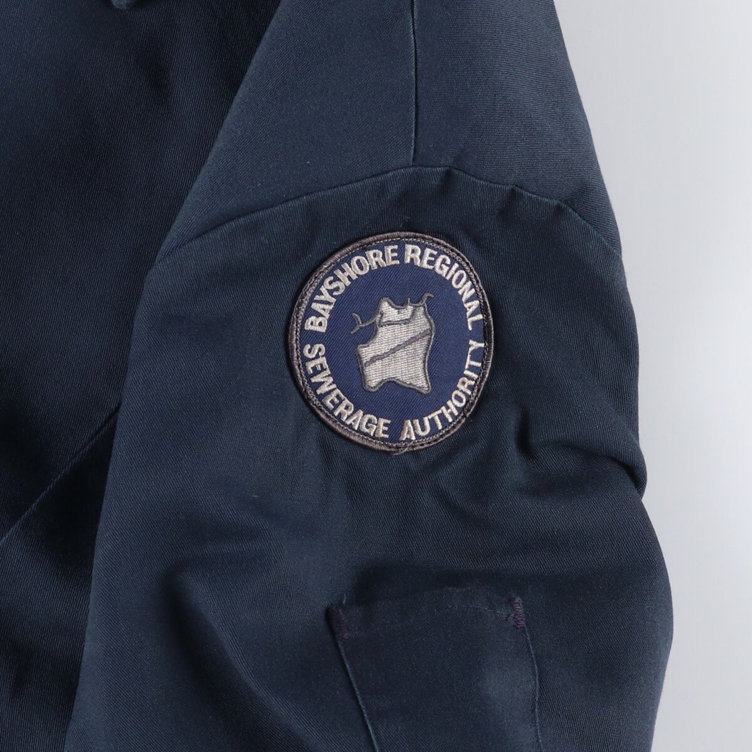 Vintage Dickies Work Jacket, Made in USA, Men's XL polyester navy blue type Vintage Second Hand