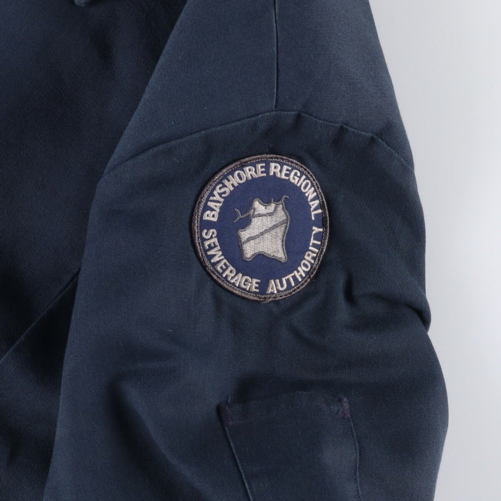 Vintage Dickies Work Jacket, Made in USA, Men's XL polyester navy blue type Vintage Second Hand