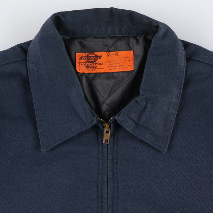 Vintage Dickies Work Jacket, Made in USA, Men's XL polyester navy blue type Vintage Second Hand