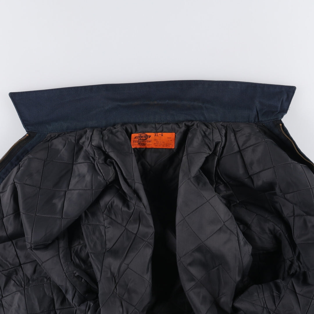 Vintage Dickies Work Jacket, Made in USA, Men's XL polyester navy blue type Vintage Second Hand