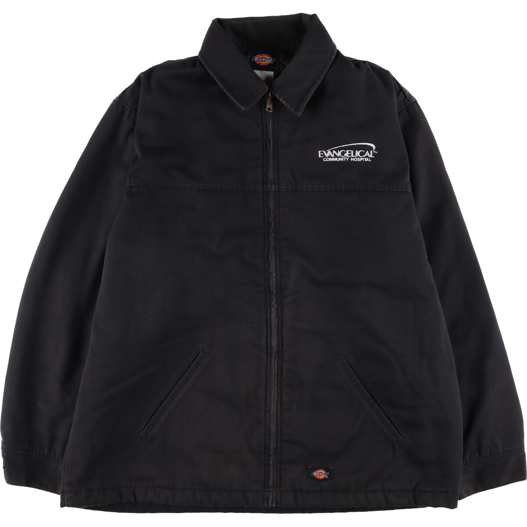 Dickies padded work jacket, men's size XXL unclear black type Vintage Second Hand